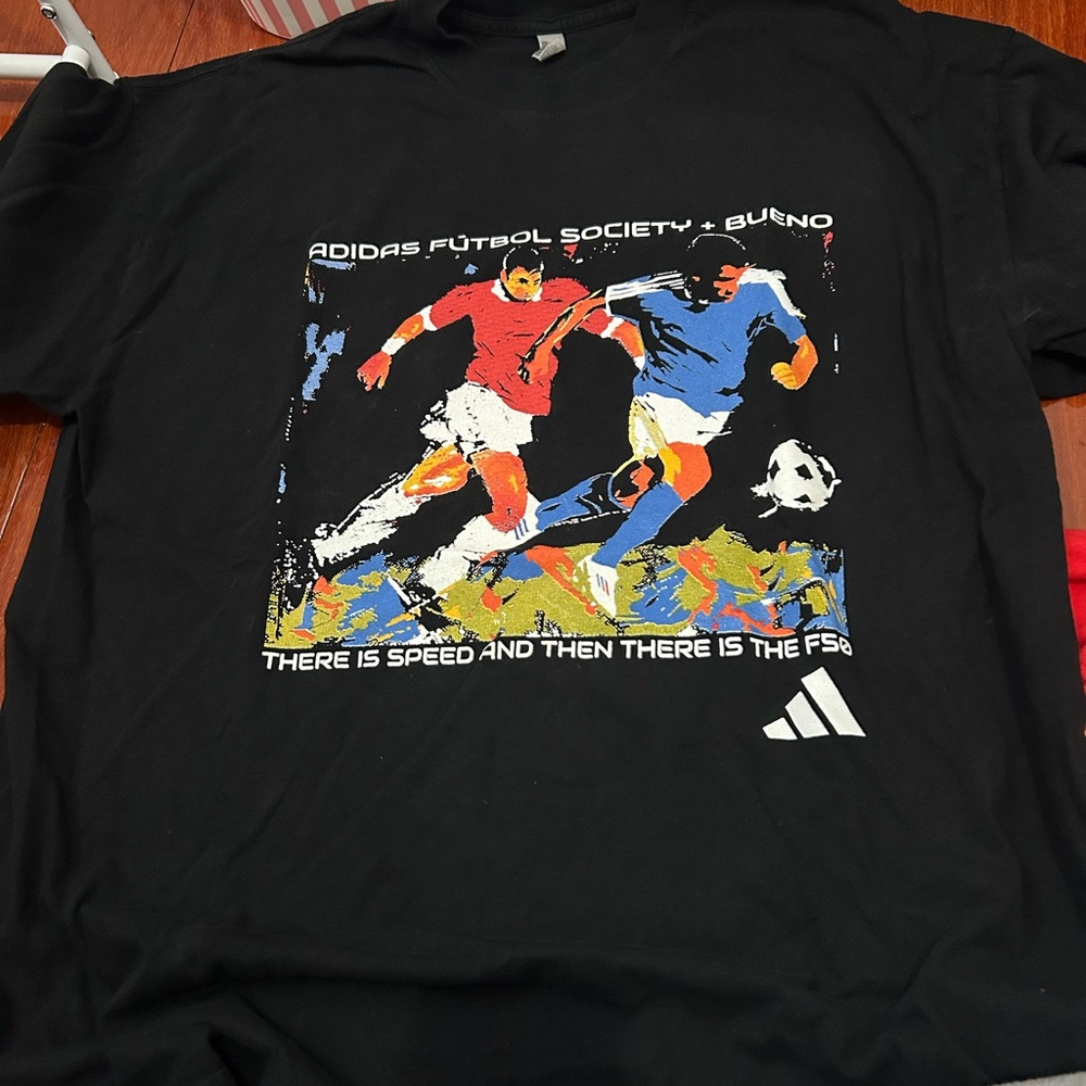 Los Angeles Apparel Black Soccer Graphic Tee